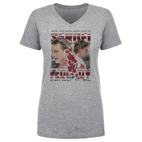 Sergei Fedorov Women's V-Neck T-Shirt | 500 LEVEL