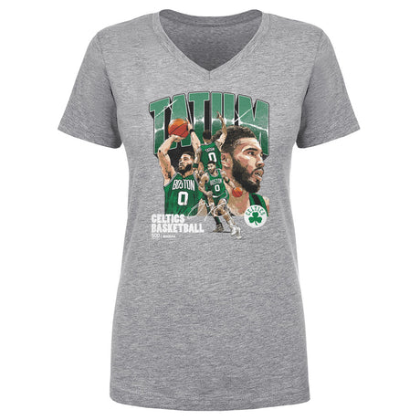 Jayson Tatum Women's V-Neck T-Shirt | 500 LEVEL