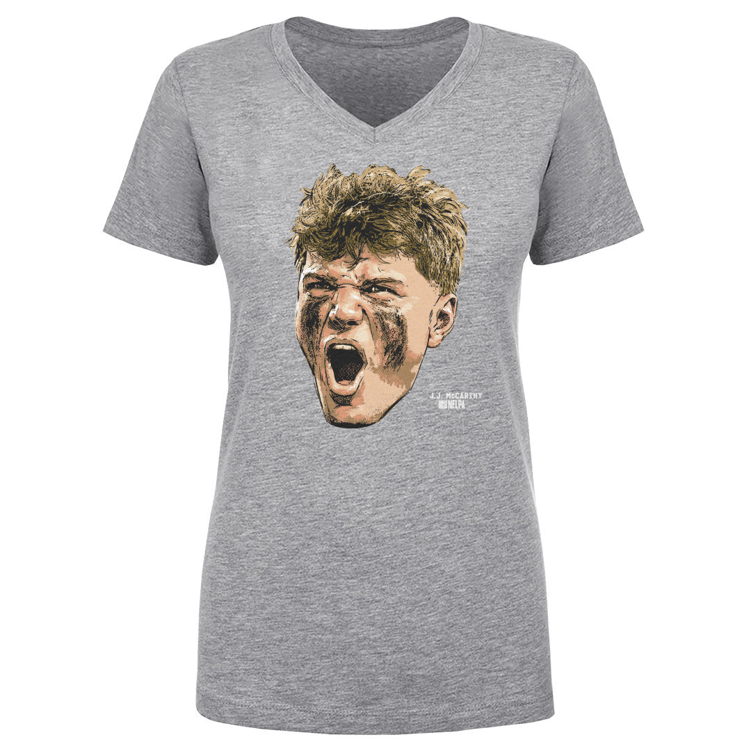J.J. McCarthy Women's V-Neck T-Shirt | 500 LEVEL