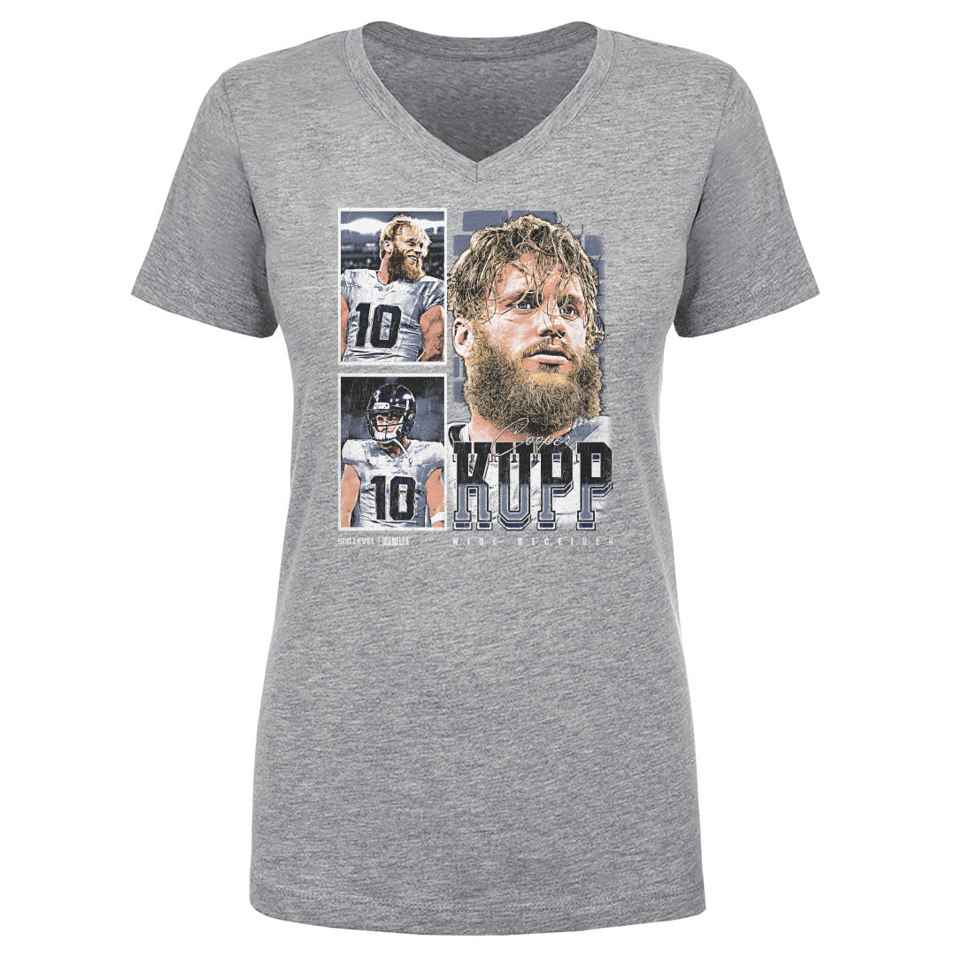 Cooper Kupp Women's V-Neck T-Shirt | 500 LEVEL