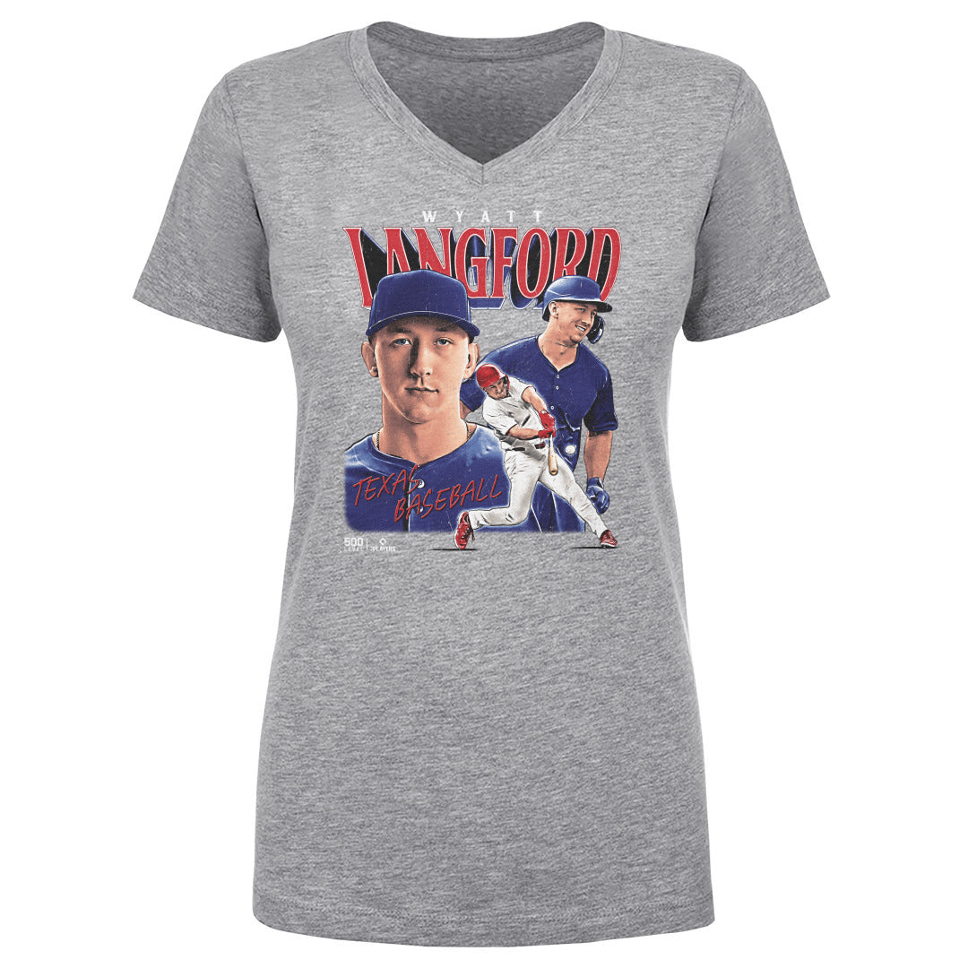 Wyatt Langford Women's V-Neck T-Shirt | 500 LEVEL