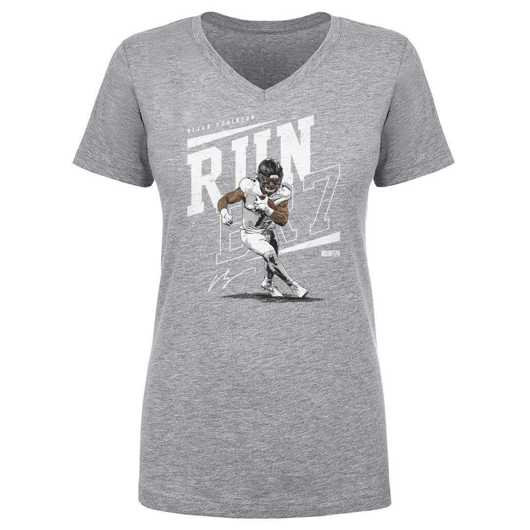 Bijan Robinson Women's V-Neck T-Shirt | 500 LEVEL