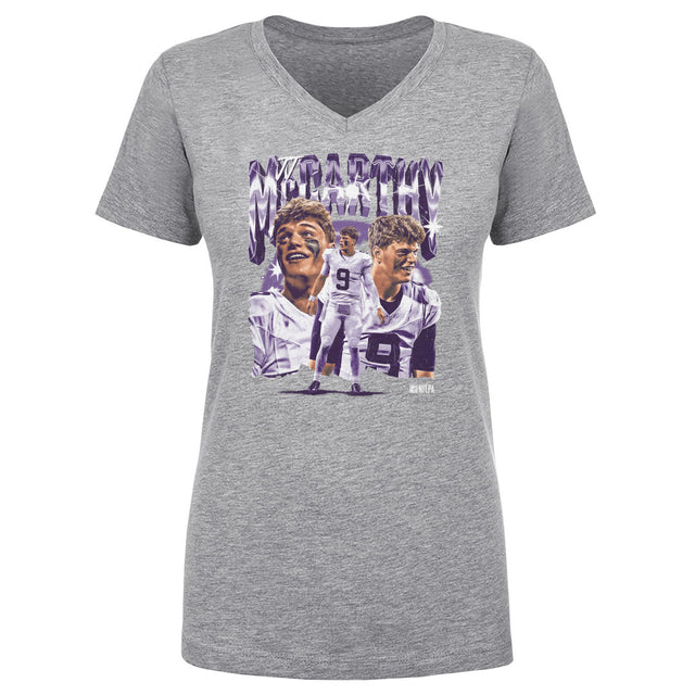 J.J. McCarthy Women's V-Neck T-Shirt | 500 LEVEL