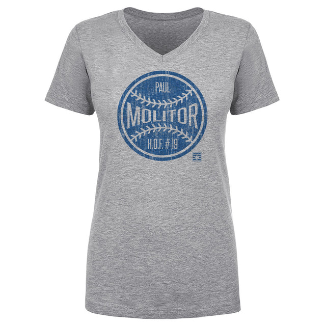 Paul Molitor Women's V-Neck T-Shirt | 500 LEVEL