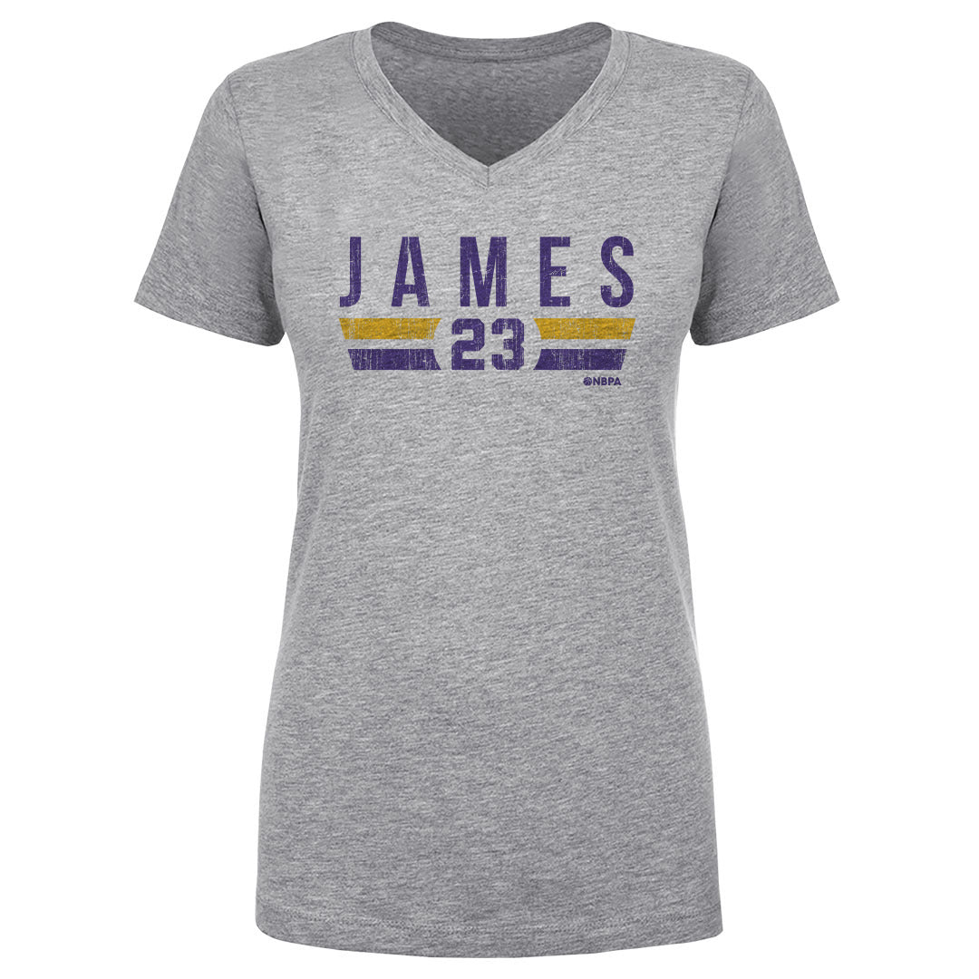 LeBron James Women's V-Neck T-Shirt | 500 LEVEL