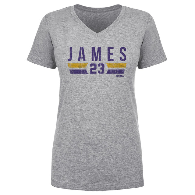 LeBron James Women's V-Neck T-Shirt | 500 LEVEL