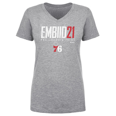 Joel Embiid Women's V-Neck T-Shirt | 500 LEVEL