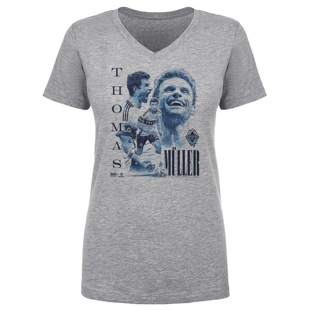 Thomas Muller Women's V-Neck T-Shirt | 500 LEVEL