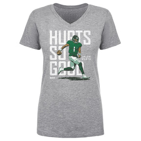 Jalen Hurts Women's V-Neck T-Shirt | 500 LEVEL