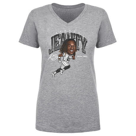Ashton Jeanty Women's V-Neck T-Shirt | 500 LEVEL