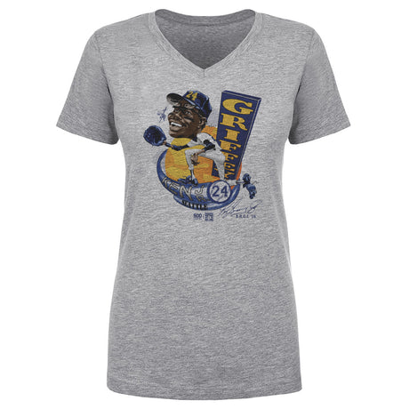 Ken Griffey Jr. Women's V-Neck T-Shirt | 500 LEVEL