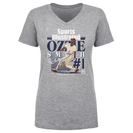 Ozzie Smith Women's V-Neck T-Shirt | 500 LEVEL