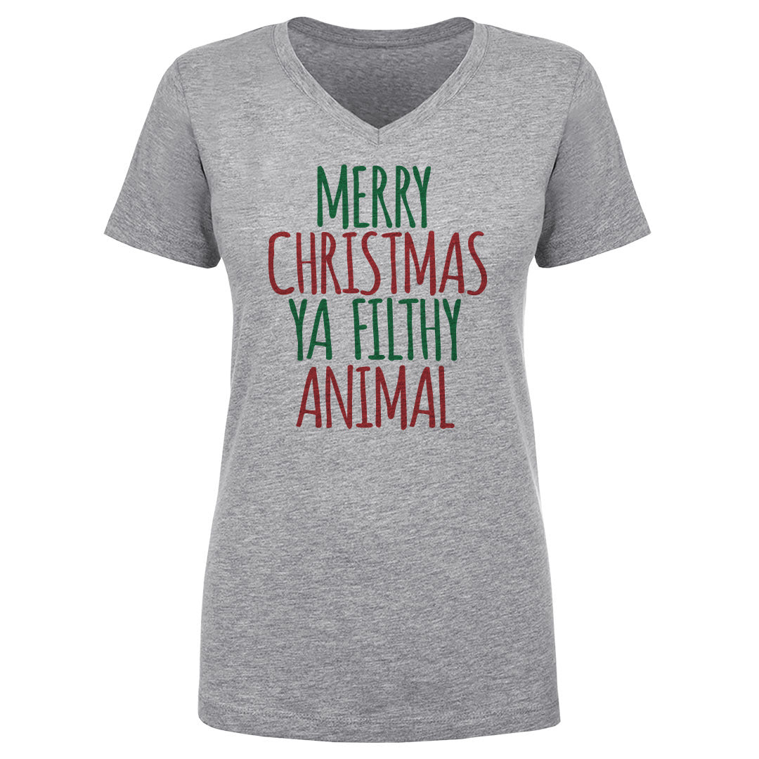 Christmas Women's V-Neck T-Shirt | 500 LEVEL