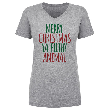 Christmas Women's V-Neck T-Shirt | 500 LEVEL