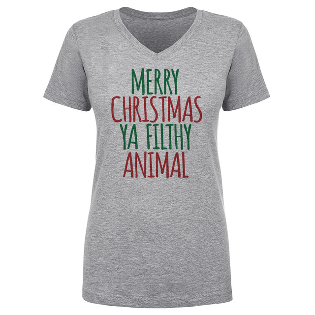 Christmas Women's V-Neck T-Shirt | 500 LEVEL