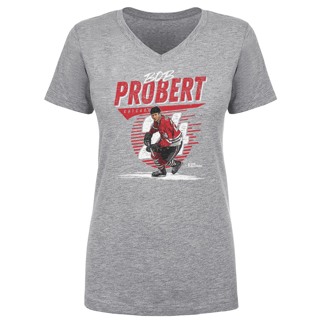 Bob Probert Women's V-Neck T-Shirt | 500 LEVEL