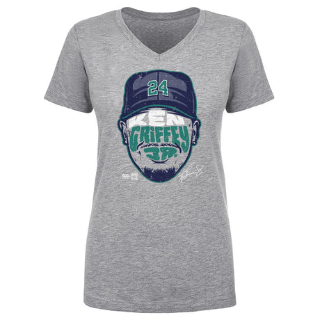 Ken Griffey Jr. Women's V-Neck T-Shirt | 500 LEVEL