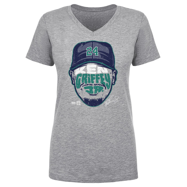 Ken Griffey Jr. Women's V-Neck T-Shirt | 500 LEVEL