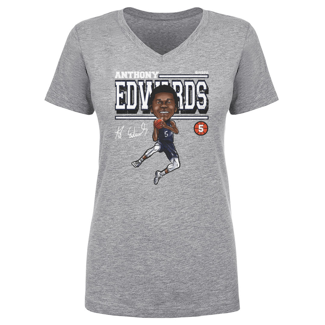 Anthony Edwards Women's V-Neck T-Shirt | 500 LEVEL