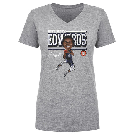 Anthony Edwards Women's V-Neck T-Shirt | 500 LEVEL