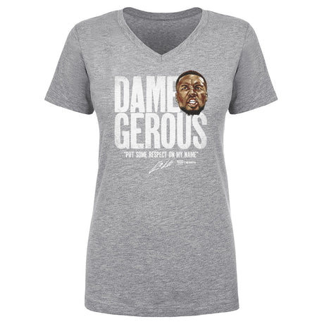Damian Lillard Women's V-Neck T-Shirt | 500 LEVEL
