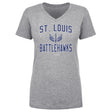 St. Louis Battlehawks Women's V-Neck T-Shirt | 500 LEVEL
