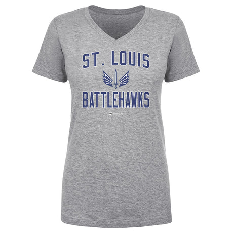 St. Louis Battlehawks Women's V-Neck T-Shirt | 500 LEVEL