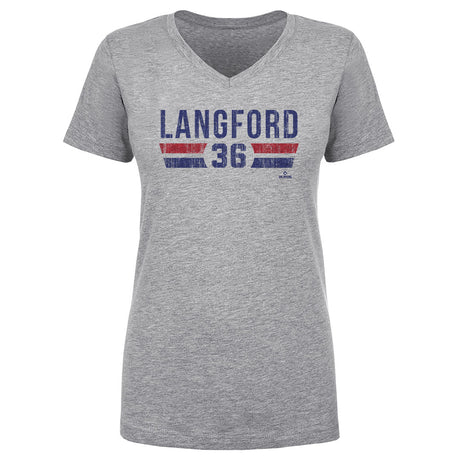 Wyatt Langford Women's V-Neck T-Shirt | 500 LEVEL