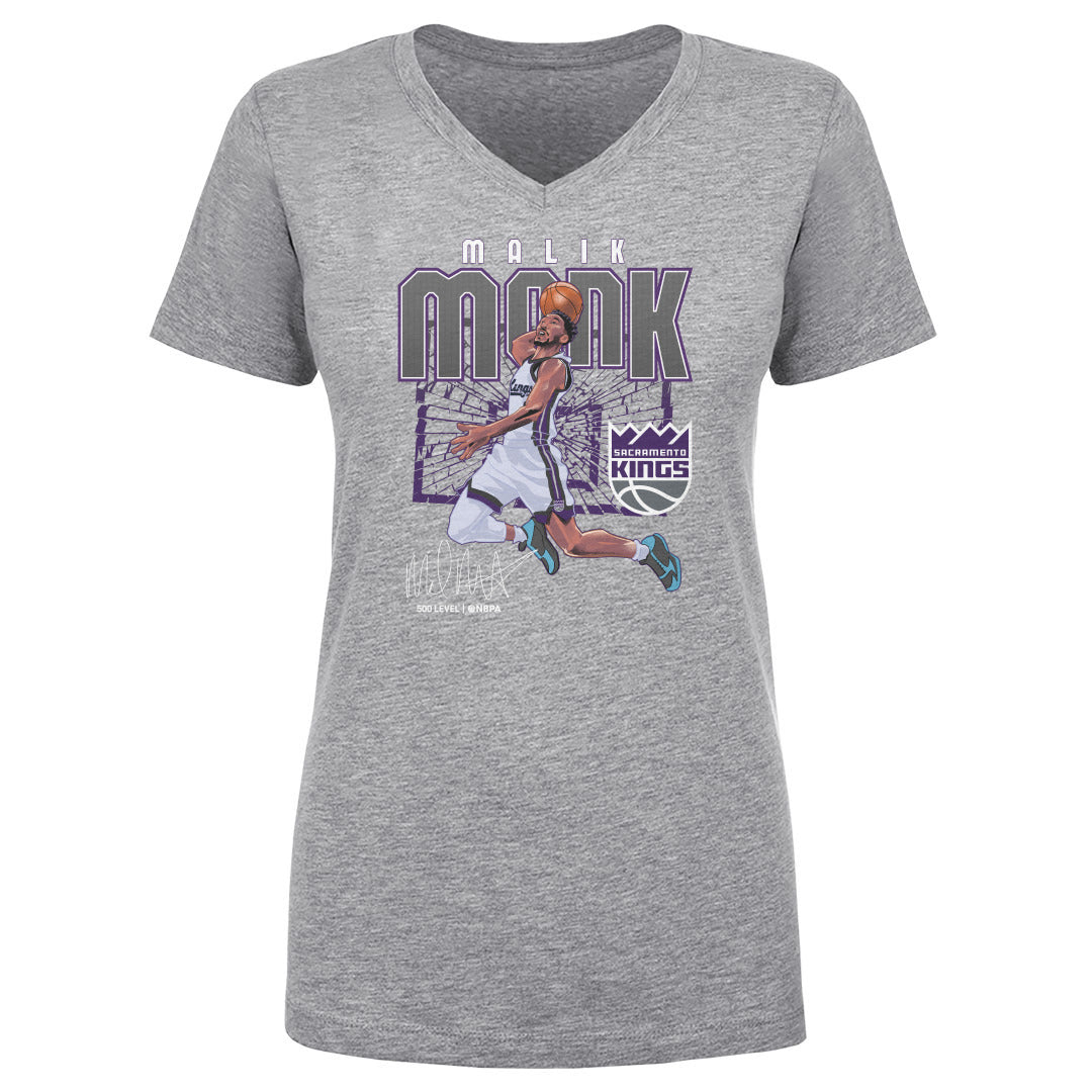 Malik Monk Women's V-Neck T-Shirt | 500 LEVEL