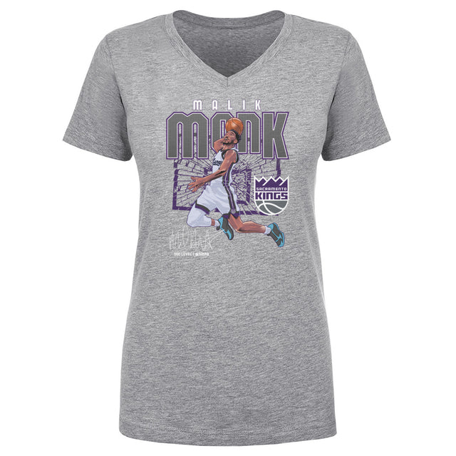 Malik Monk Women's V-Neck T-Shirt | 500 LEVEL