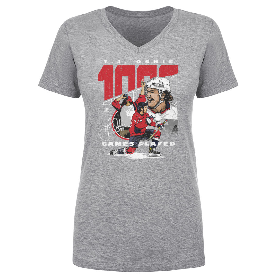 T.J. Oshie Women&#39;s V-Neck T-Shirt | 500 LEVEL