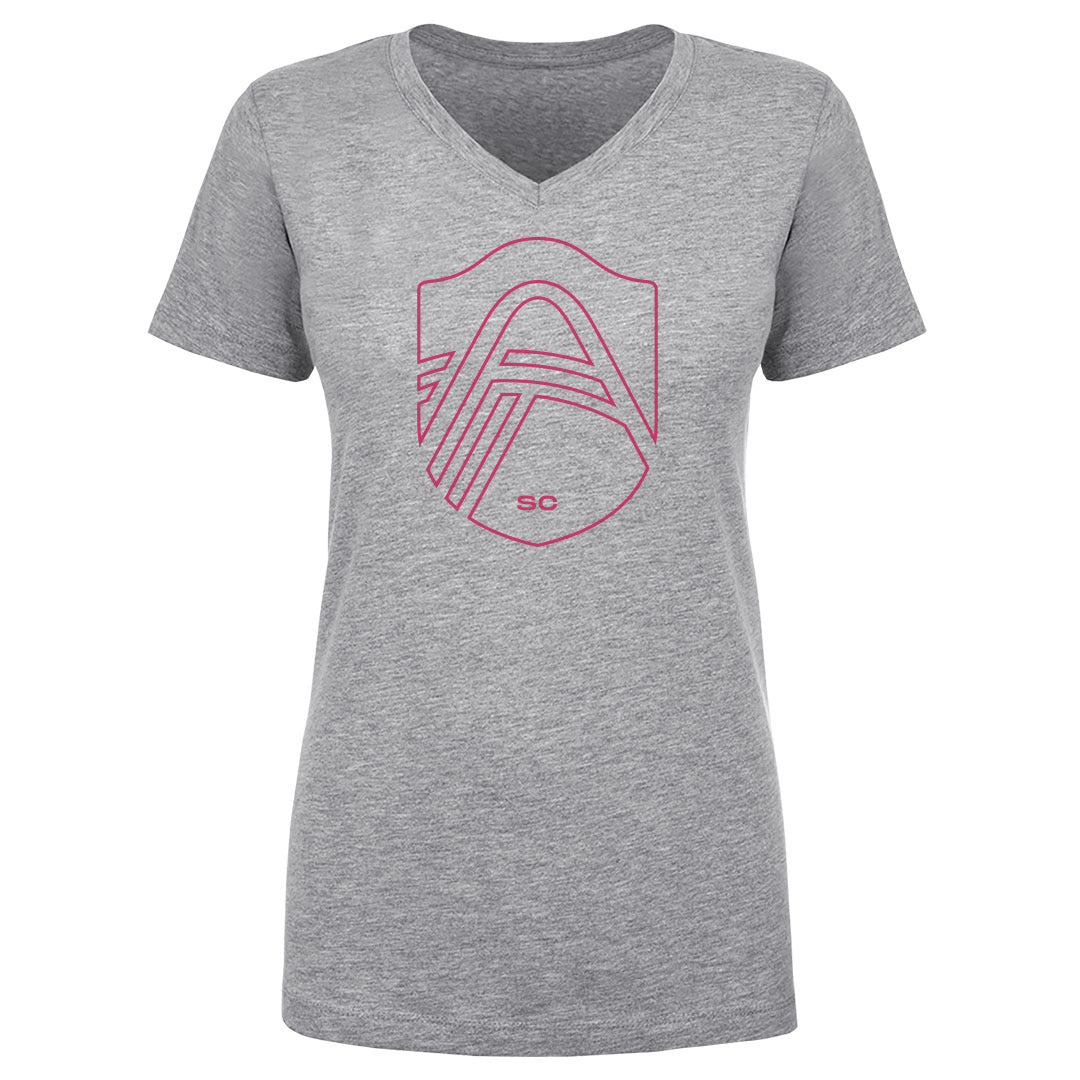 St. Louis City SC Women's V-Neck T-Shirt | 500 LEVEL