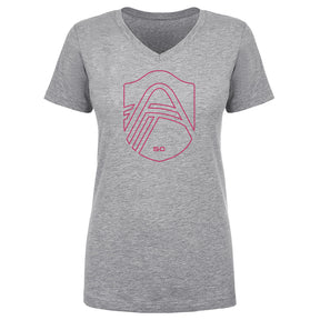 St. Louis City SC Women's V-Neck T-Shirt | 500 LEVEL