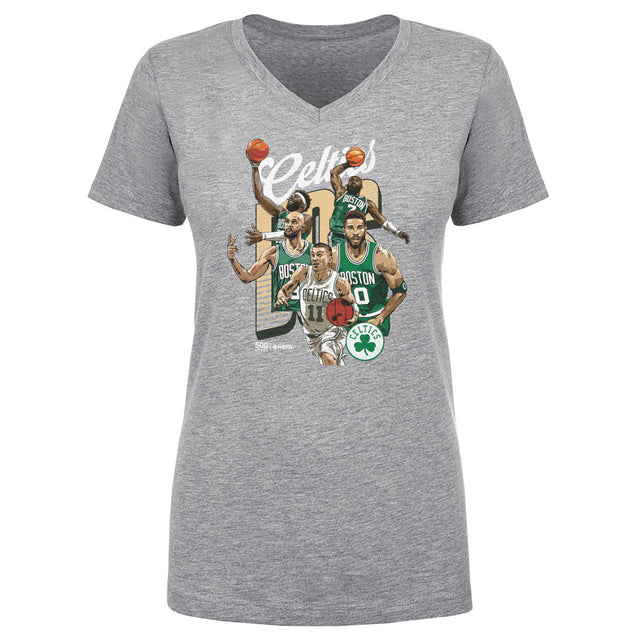 Boston Celtics Women's V-Neck T-Shirt | 500 LEVEL