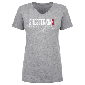 Igor Shesterkin Women's V-Neck T-Shirt | 500 LEVEL