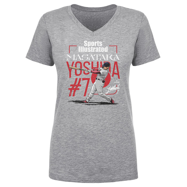 Masataka Yoshida Women's V-Neck T-Shirt | 500 LEVEL