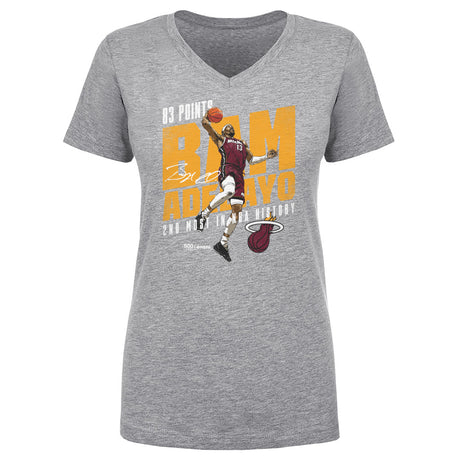 Bam Adebayo Women's V-Neck T-Shirt | 500 LEVEL