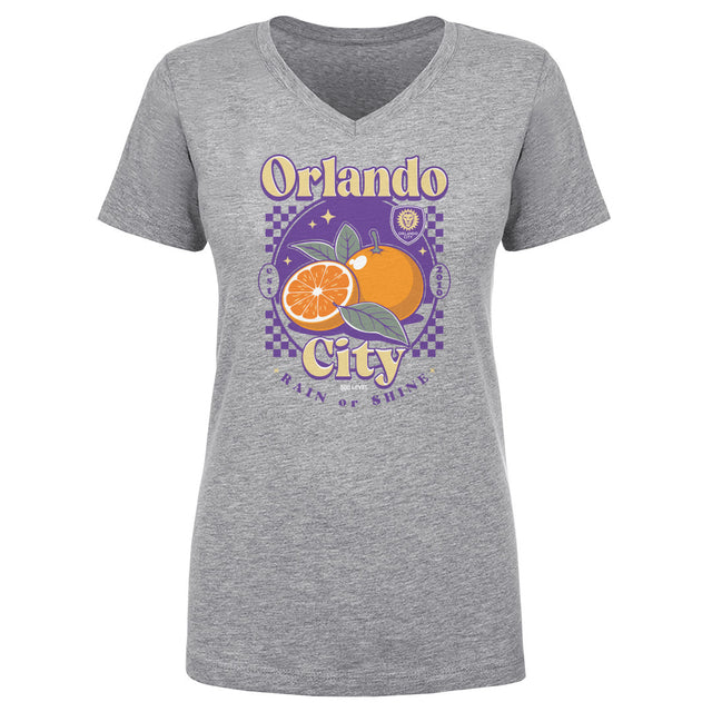 Orlando City Women's V-Neck T-Shirt | 500 LEVEL