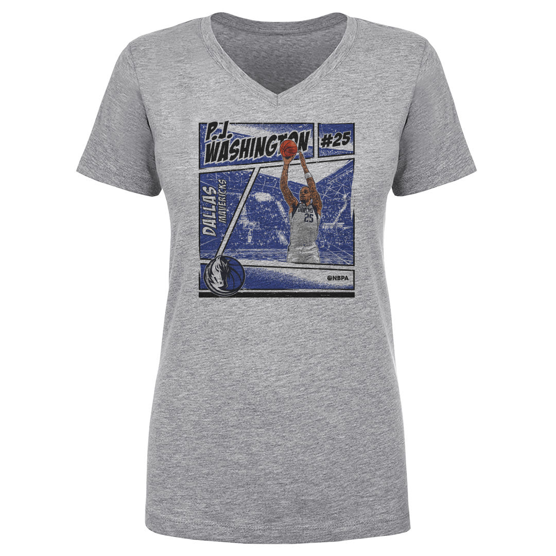 P.J. Washington Women's V-Neck T-Shirt | 500 LEVEL
