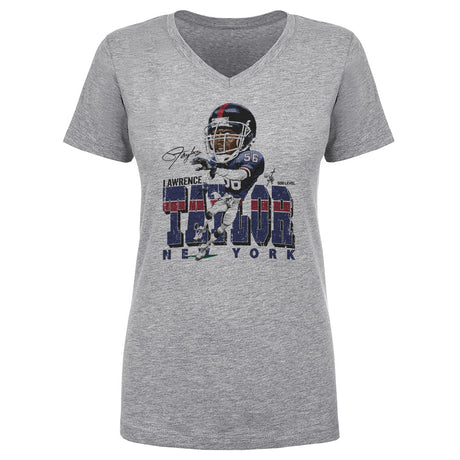 Lawrence Taylor Women's V-Neck T-Shirt | 500 LEVEL