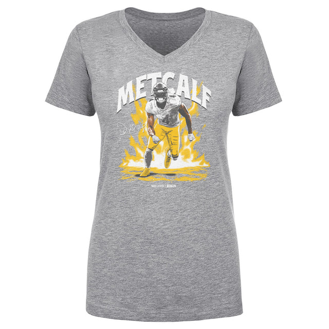 DK Metcalf Women's V-Neck T-Shirt | 500 LEVEL