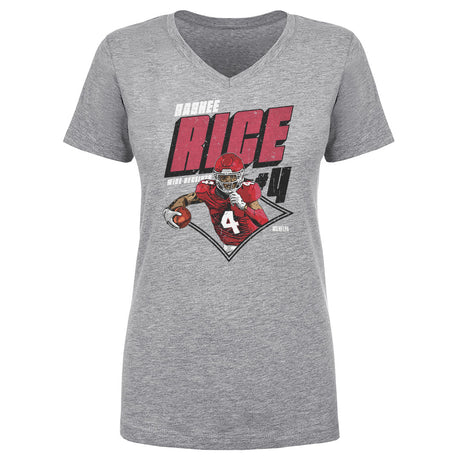 Rashee Rice Women's V-Neck T-Shirt | 500 LEVEL