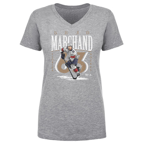 Brad Marchand Women's V-Neck T-Shirt | 500 LEVEL