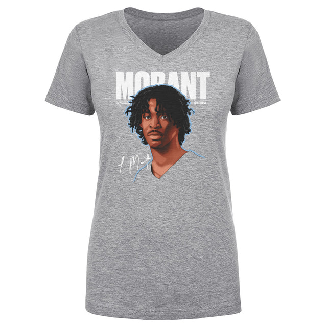 Ja Morant Women's V-Neck T-Shirt | 500 LEVEL