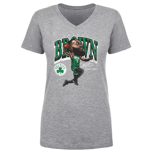 Jaylen Brown Women's V-Neck T-Shirt | 500 LEVEL