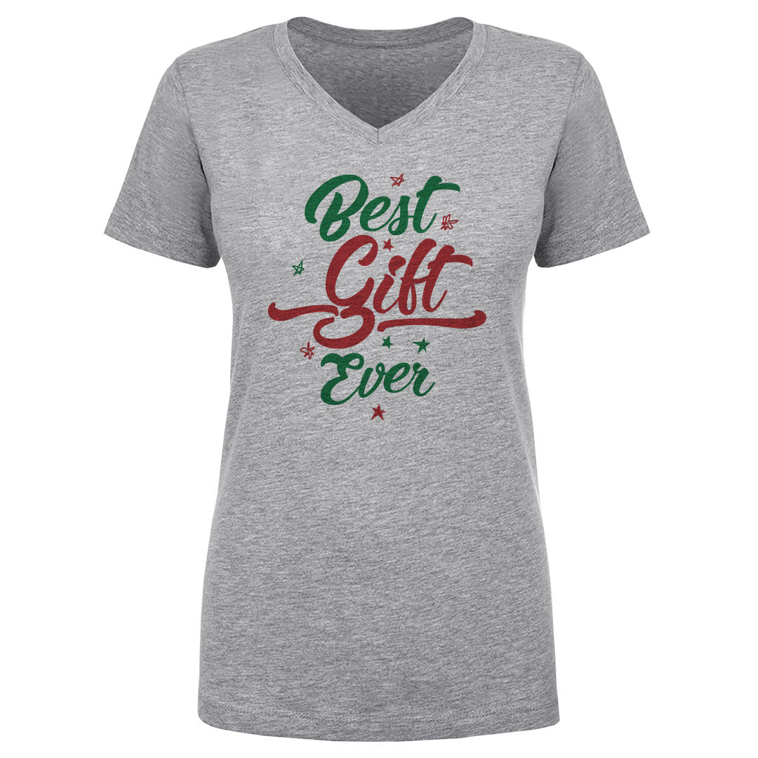 Christmas Women's V-Neck T-Shirt | 500 LEVEL