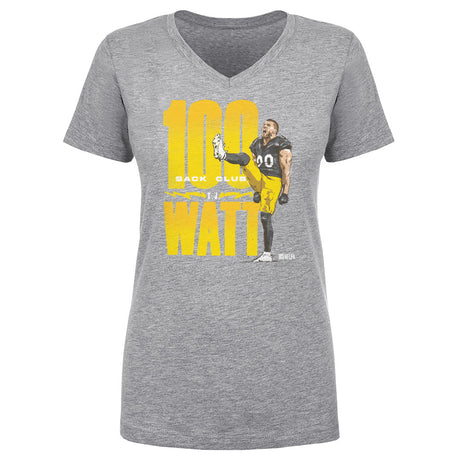 T.J. Watt Women's V-Neck T-Shirt | 500 LEVEL