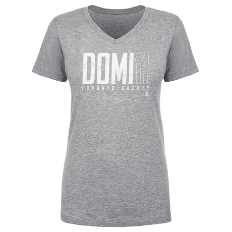 Max Domi Women's V-Neck T-Shirt | 500 LEVEL