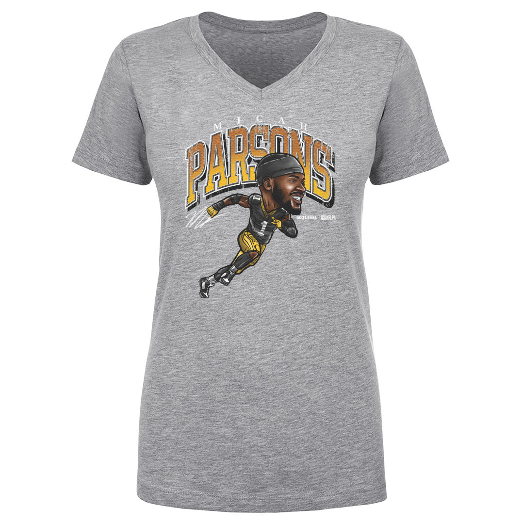 MIcah Parsons Women's V-Neck T-Shirt | 500 LEVEL