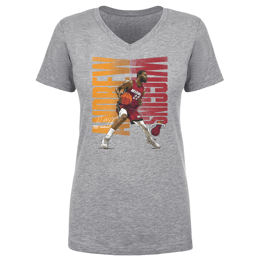 Andrew Wiggins Women's V-Neck T-Shirt | 500 LEVEL